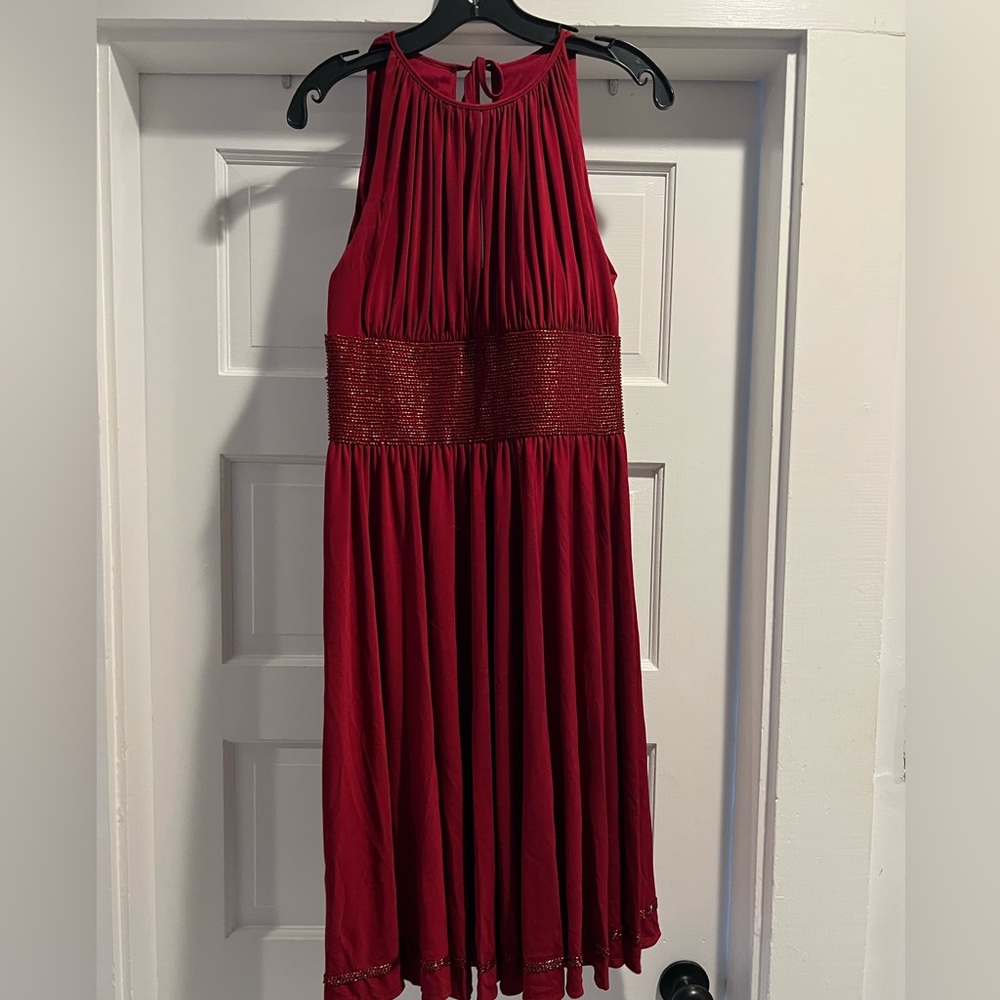 JS Boutique Red Sleeveless Dress